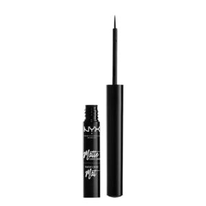 NYX PROFESSIONAL MAKEUP Matte Liquid Eyeliner, Black