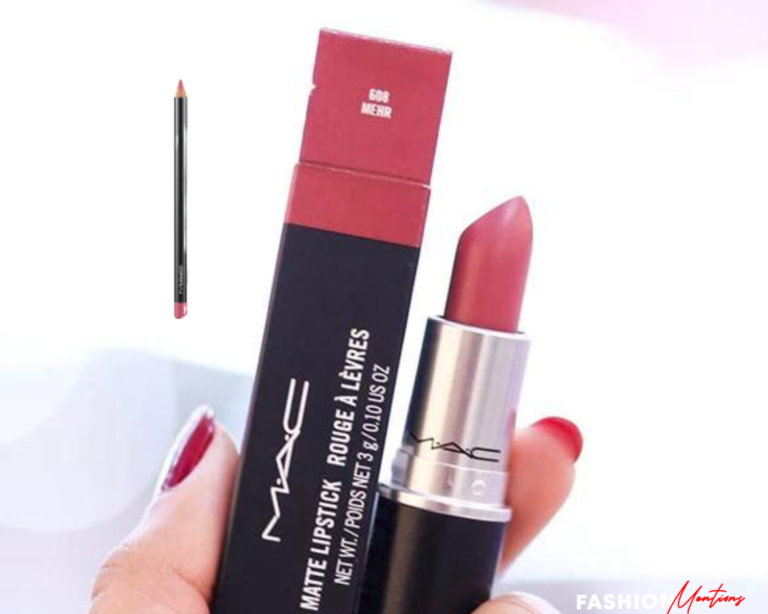 4: MAC Mehr Lipstick and Boldly Bare Lip Liner