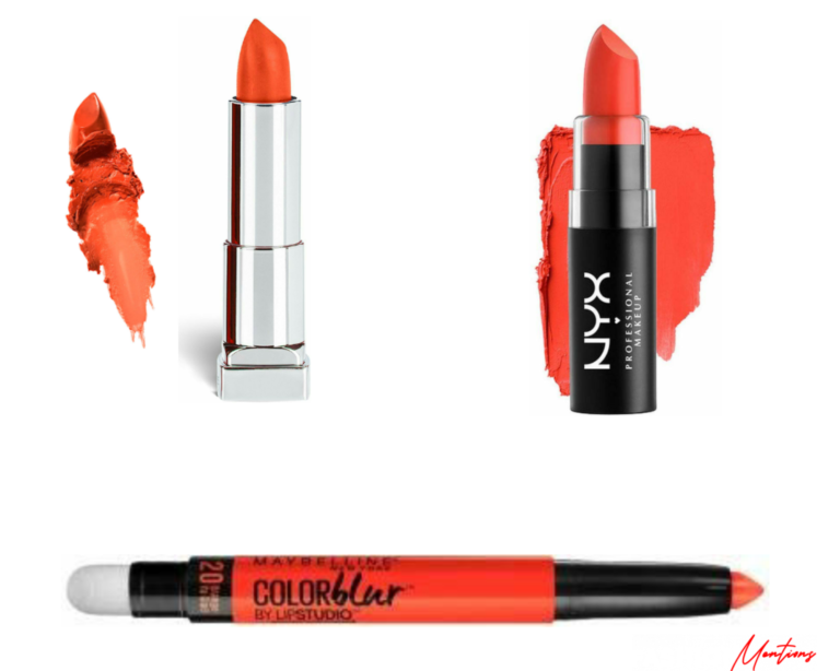 9: MAC "Morange" Lipstick and Spice Lip Liner