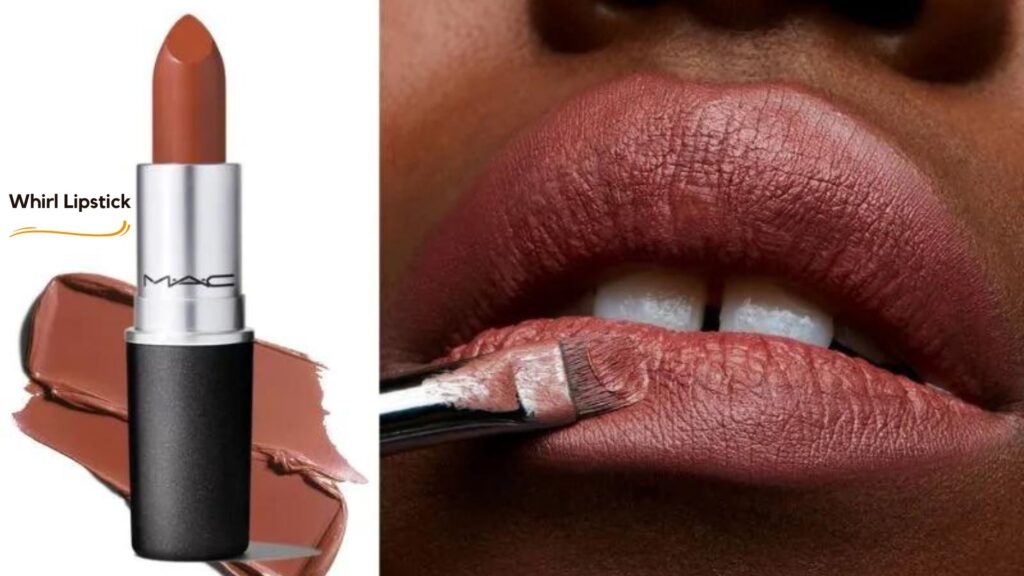 Best MAC Lipstick for Dark Skin: Whirl - Fashionmentions share dirty rose color