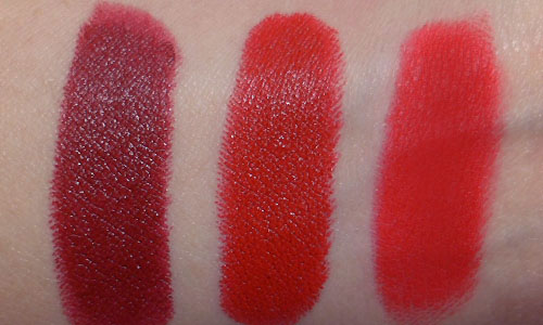 MAC Ruby Woo Lipstick Swatches